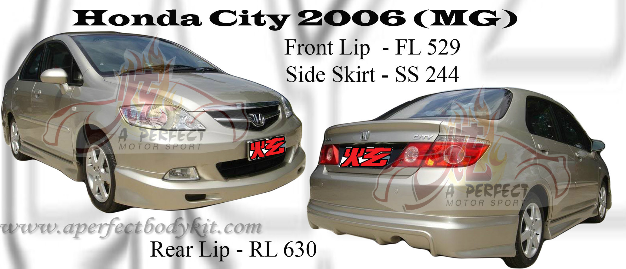 Honda City 2006 MG Bodykits 