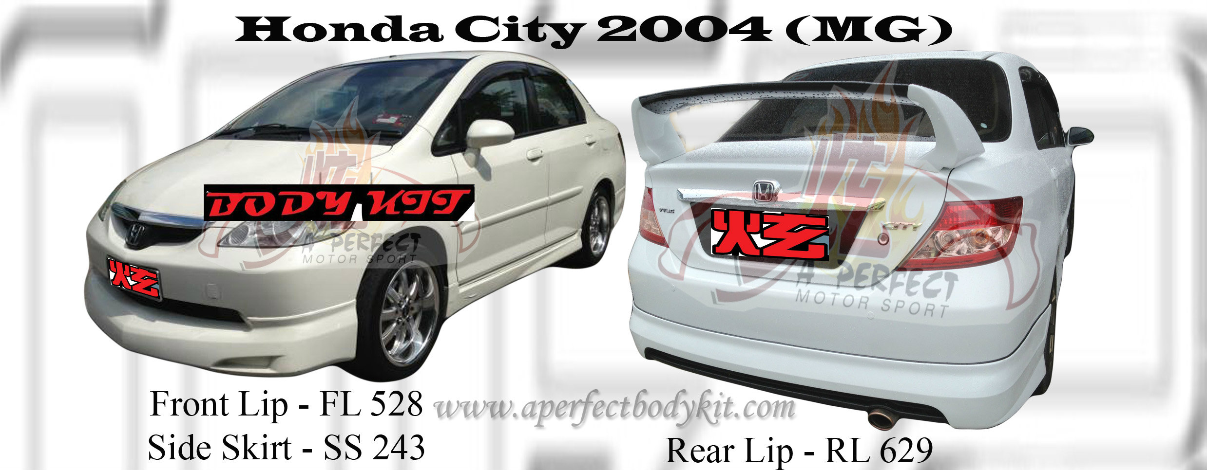 Honda City 2004 MG Bodykits