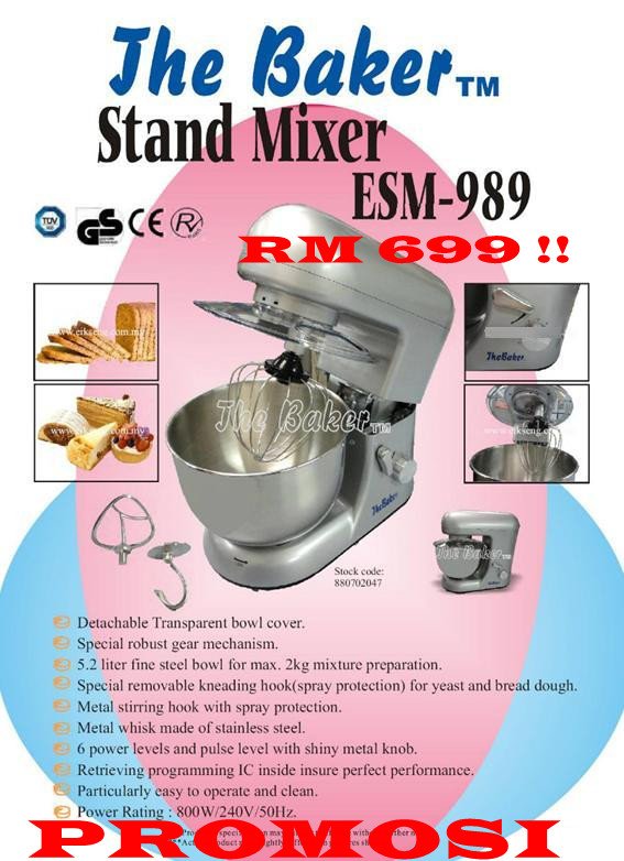 PROMOSI/PROMOTION - 5L UNIVERSAL MIXER/ PENGULI TEPUNG 5 L½Á°è»ú´ÙÏú PROMOSI/PROMOTION - 5L UNIVERSAL MIXER/ PENGULI TEPUNG 5 L½Á°è»ú´ÙÏú
