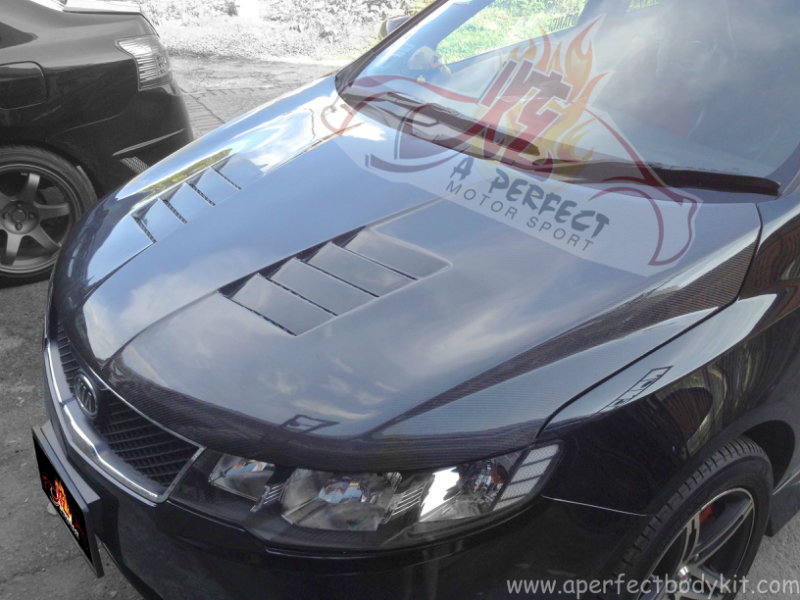 Kia Forte Carbon Fibre Front Carbon Fibre Bodykit Kia Johor