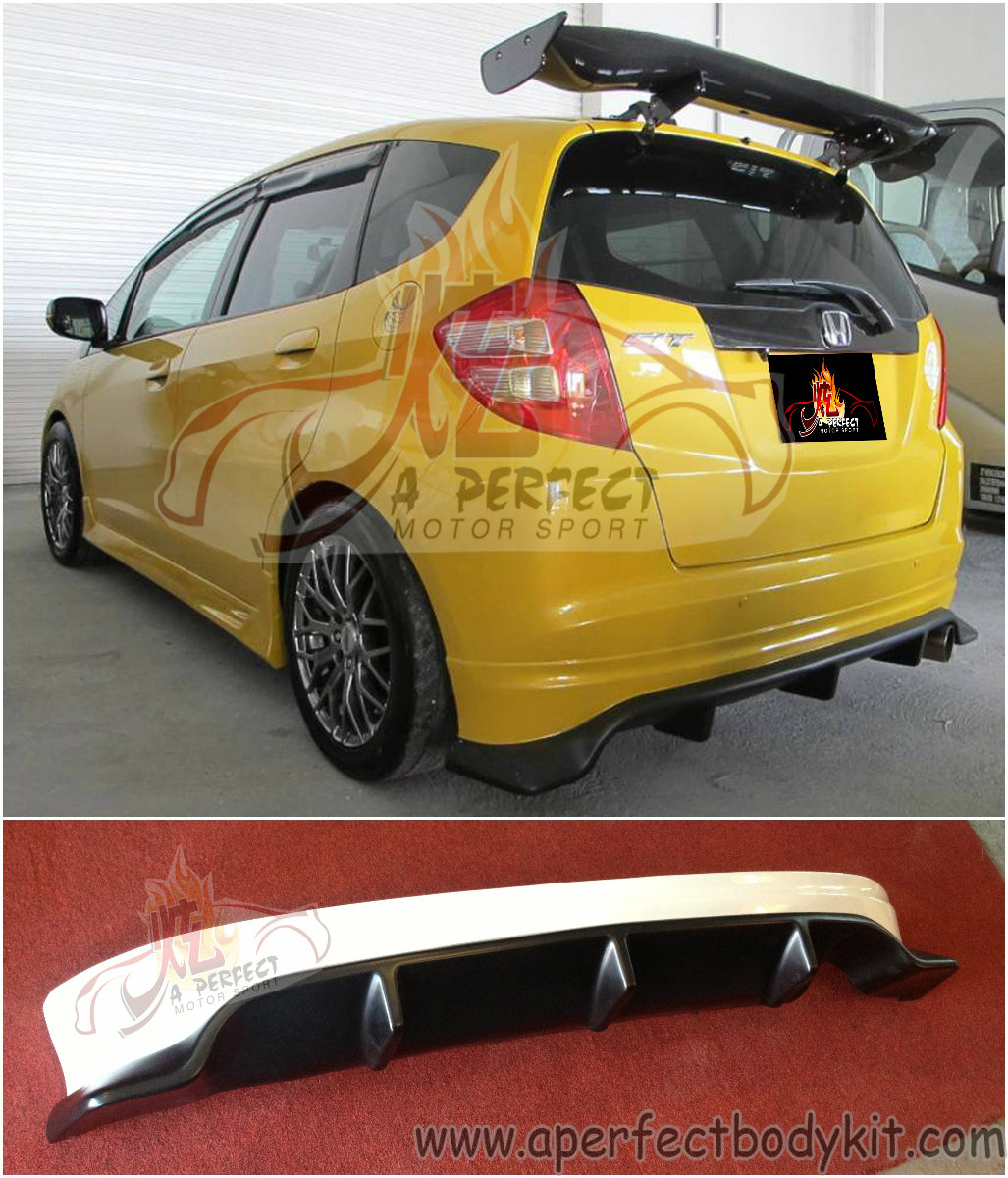 Honda Fit 2008 Rear Lip Diffuser A Perfect Design for 1.3L M