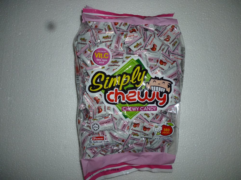 STRAWBERRY SIMPLY CHEWY 380PCS