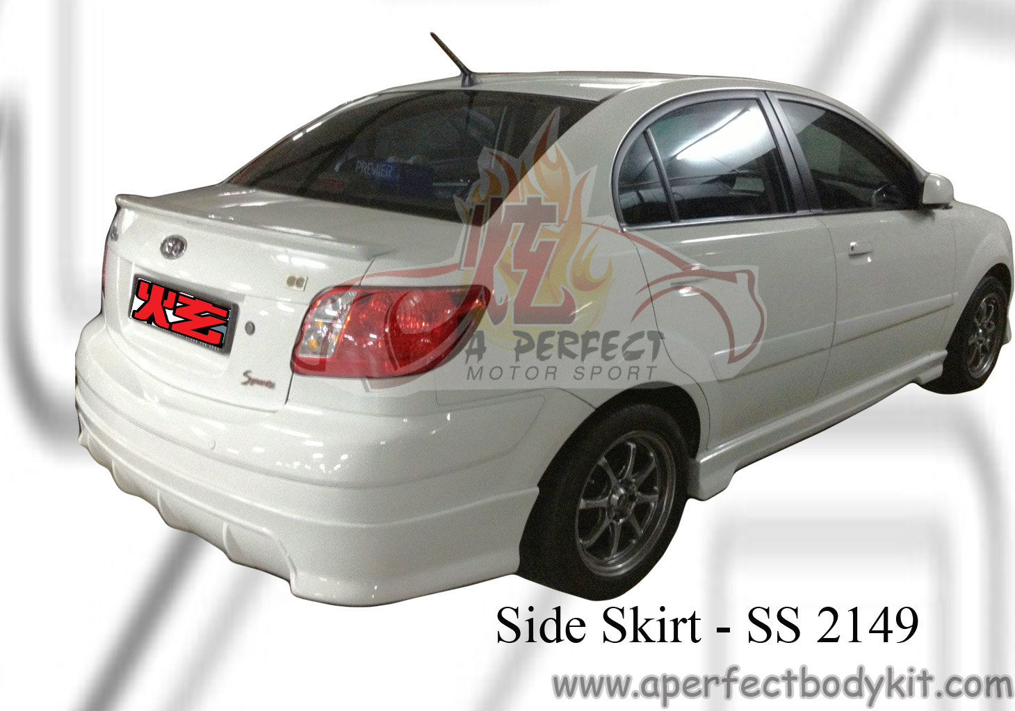 Kia Rio 2006 Hatchback or Sedan Side Skirt 