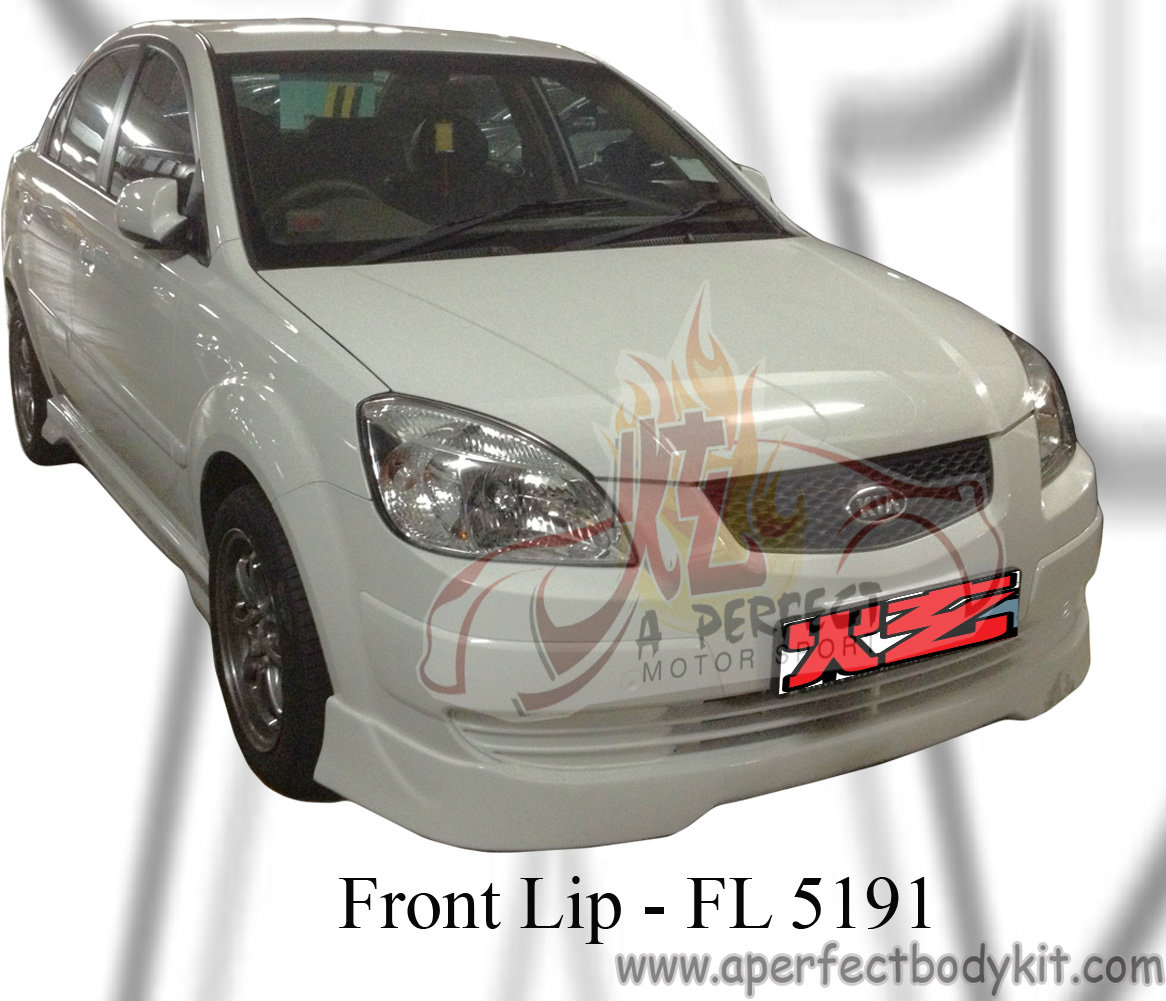 Kia Rio 2006 Hatchback or Sedan Front Lip 