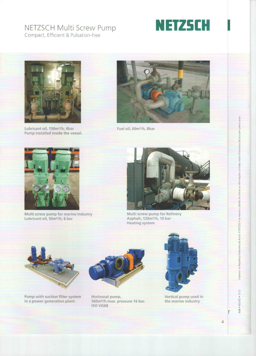 Netzsch Multi Screw Pump