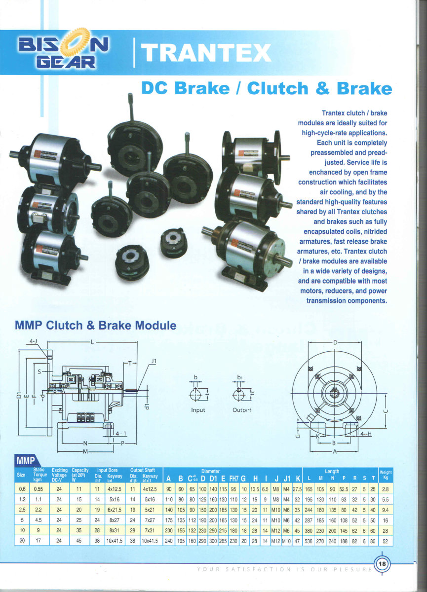 Trantex DC Brake / Clutch and amp; Brake