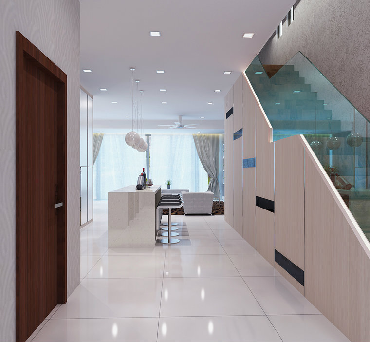 Foyer johor bahru (jb), malaysia. residencial design semi d house ...