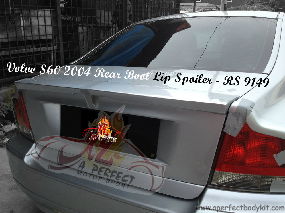 Volvo S60 2004 Rear Boot Lip Spoiler 