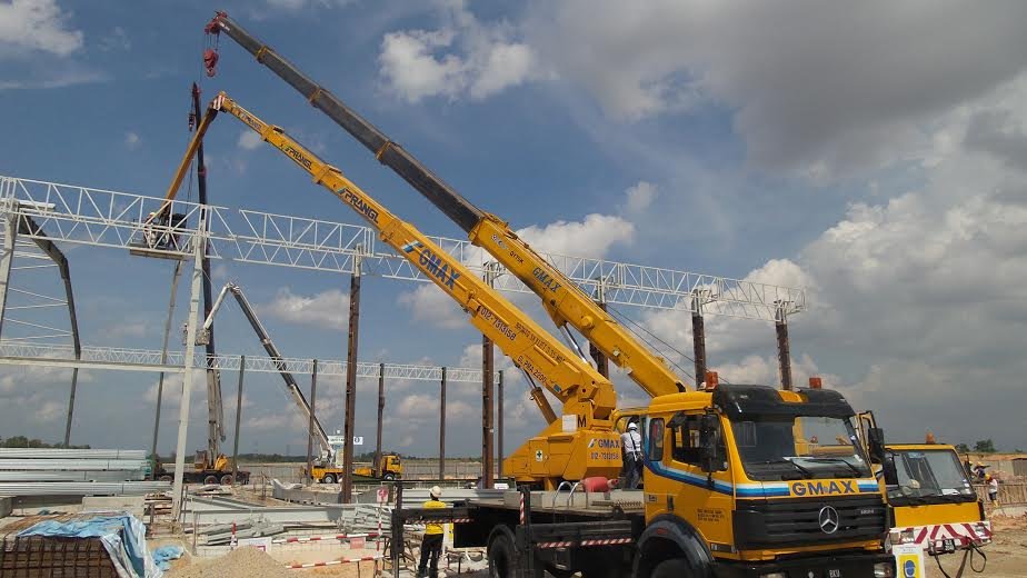 rental mobile crane / rough terrain crane and Lorry crane an