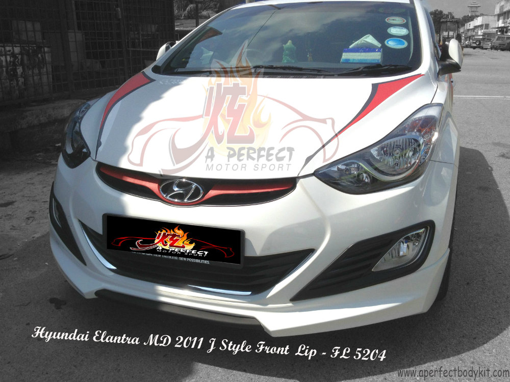 Hyundai Elantra MD 2011 J Style Front Lip 