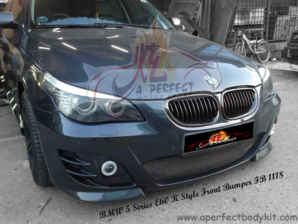 BMW 5 Series E60 K Style Front Bumper 