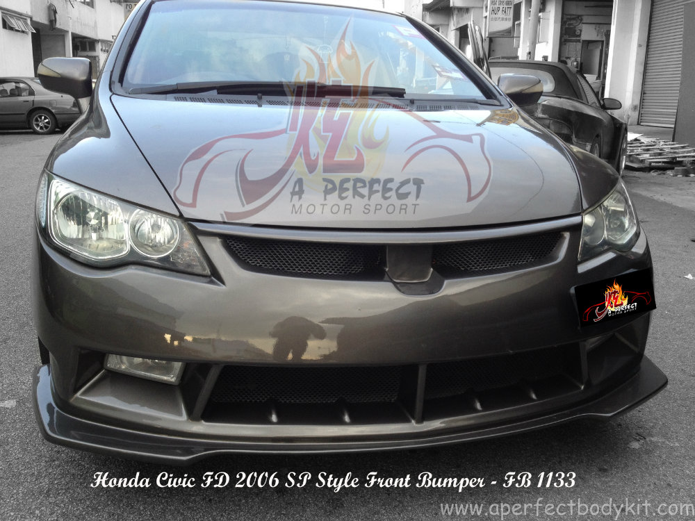 Honda Civic FD 2006 SP Style Front Bumper 