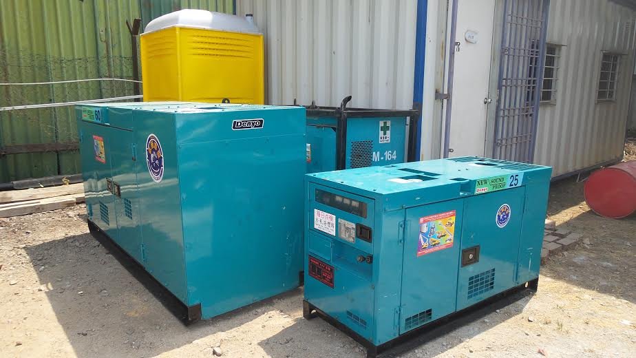 generator set 25kva 60kva 100kva 150kva rental in pengerang and tanjung bin