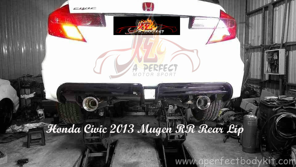 Honda Civic 2013 Mugen RR Rear Lip 