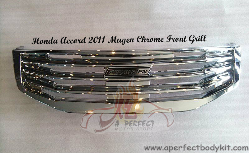 Honda Accord 2011 Mugen Chrome Front Grill 