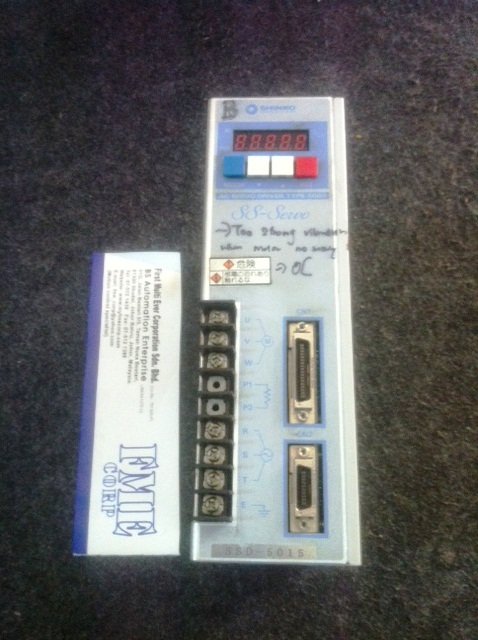 SHINKO SS-SERVO AC SERVO DRIVER TYPE 5000 ALARM OC ERROR OL REPAIR MALAYSIA INDONESIA SINGAPORE BRUN SHINKO SS-SERVO AC SERVO DRIVER TYPE 5000 ALARM OC ERROR OL REPAIR MALAYSIA INDONESIA SINGAPORE BRUN