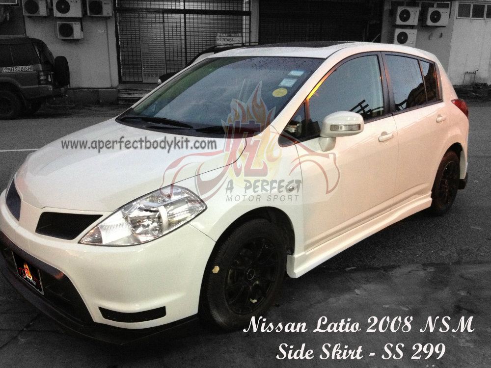 Nissan Latio 2008 NSM Side Skirt 