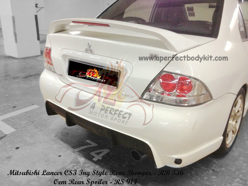 Mitsubishi Lancer CS3 Ing Style Rear Bumper Mitsubishi Lancer CS3 Johor