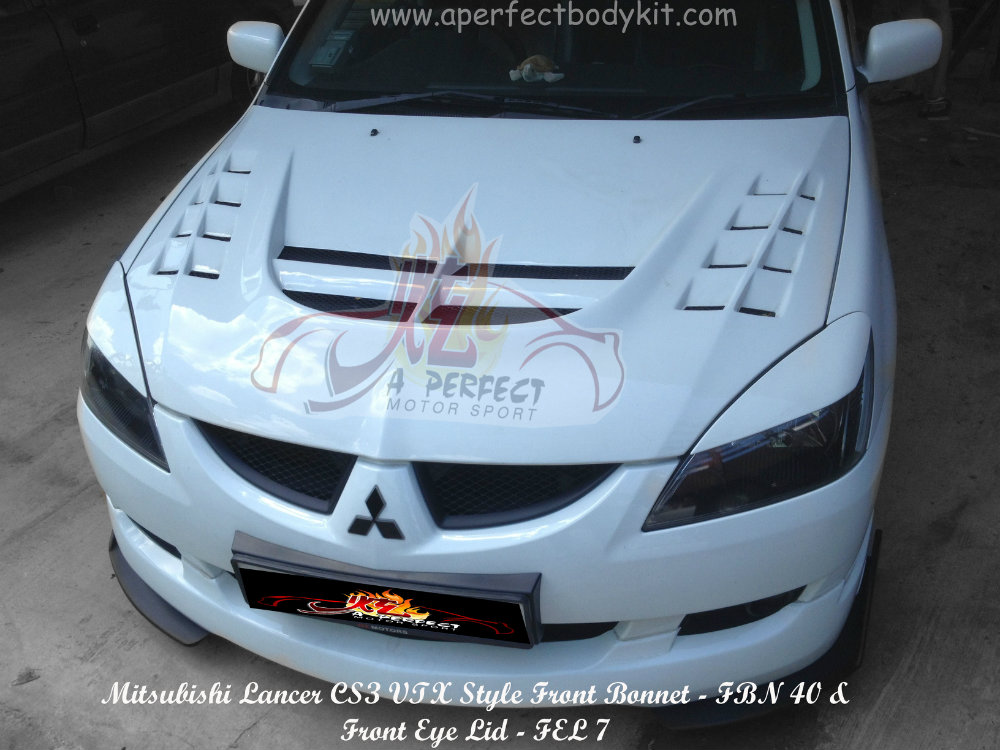 Mitsubishi Lancer CS3 VTX Style Front Mitsubishi Lancer CS3