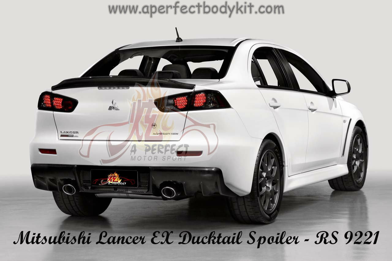Mitsubishi Lancer EX Rear Ducktail Spoiler (Available in Carbon Fibre