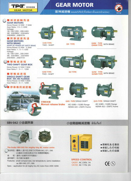 TPG Gear Motor