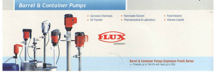 Barrel / Container  Flux Pump