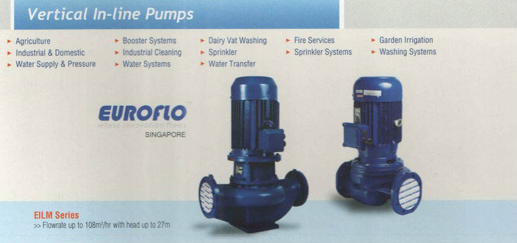 Euroflo Vertical In-Line Pump