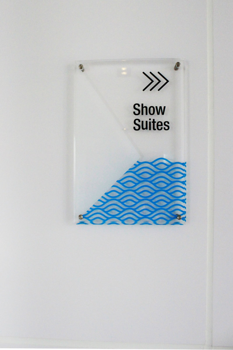 Acrylic Signage with spacer