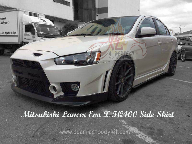 Mitsubishi Lancer Evo X FQ400 Side Skirt 