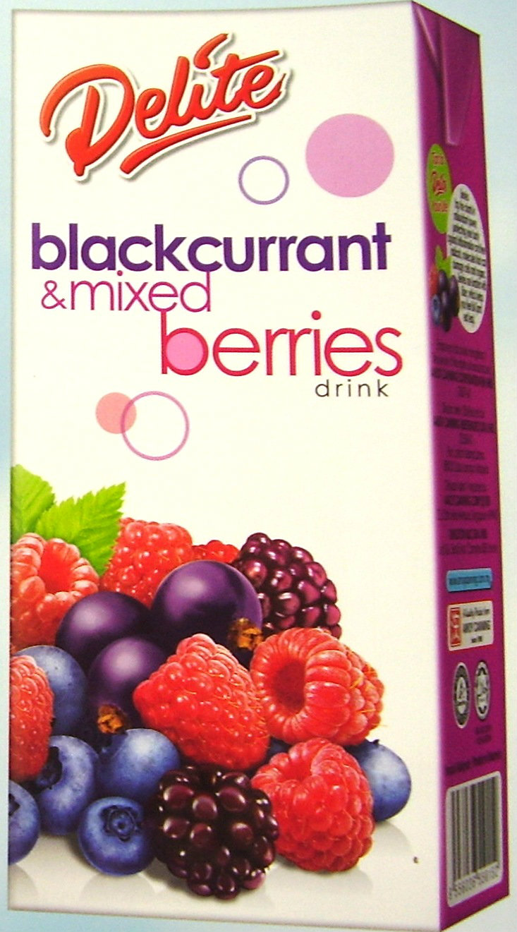 Delite Blackcurrant & Mix Berries Pack Drinks Delite 250 ml Johor