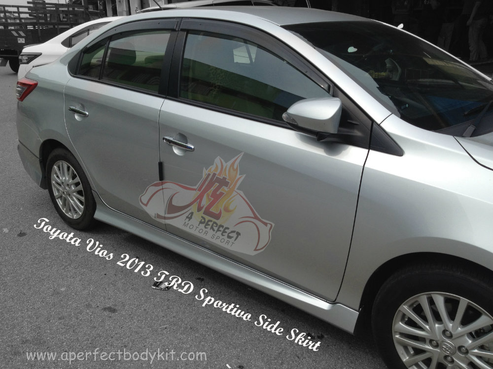 Toyota Vios 2013 TRD Sportivo Side Skirt 