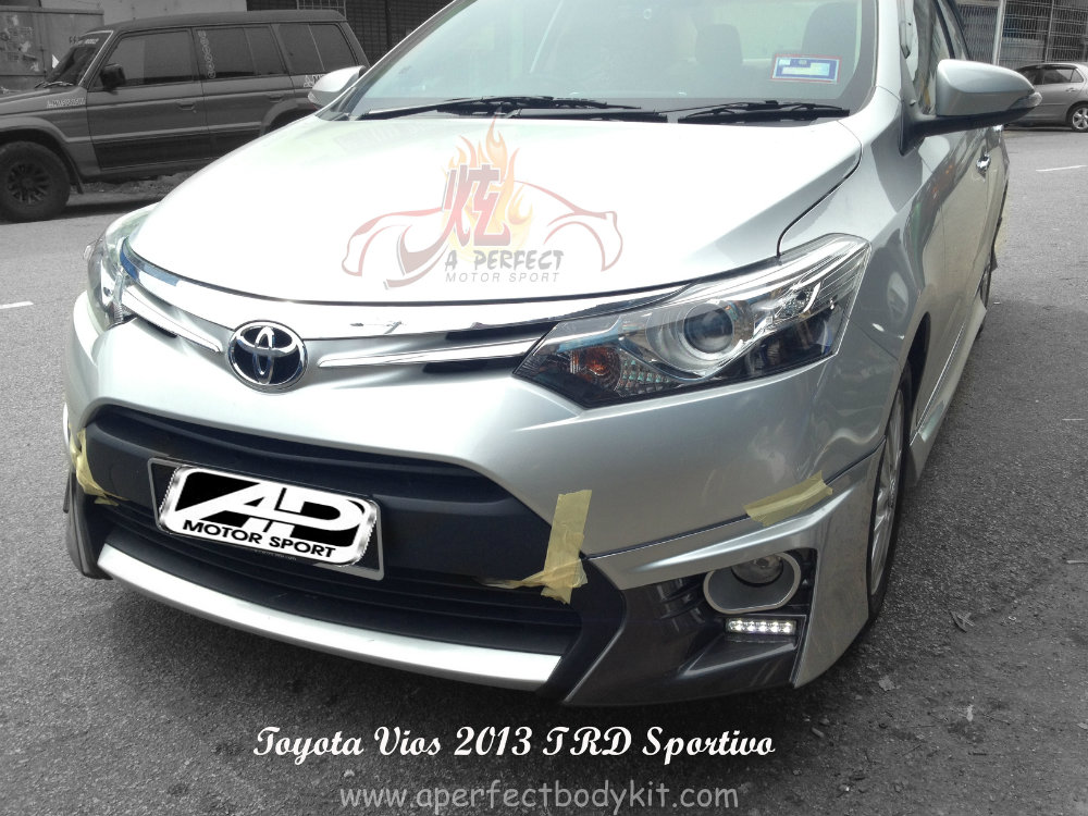 Toyota Vios 2013 TRD Sportivo Front Skirt 