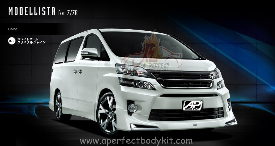 Toyota Vellfire 2012 Modellista For Z/ZR