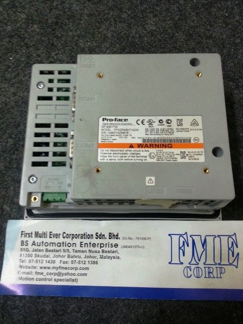 PRO-FACE DIGIRTAL ELECTRONIC CORPORATION GP-4301TW PFXGP-4301TADW MALAYSIA JAKARTA INDONESIA SINGAPO PRO-FACE DIGIRTAL ELECTRONIC CORPORATION GP-4301TW PFXGP-4301TADW MALAYSIA JAKARTA INDONESIA SINGAPO
