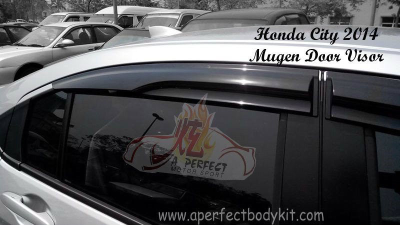 Honda city 2012 door visor #3