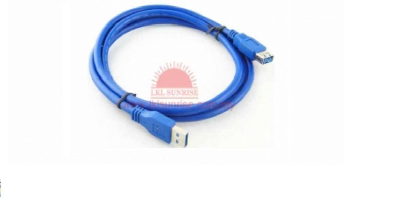 USB 3.0 CABLE AM-AF 1.5METER (BLUE)