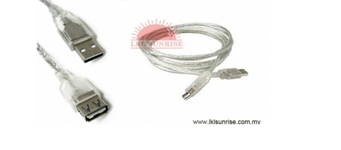 USB TYPE A MALE TO FEMALE CABLE