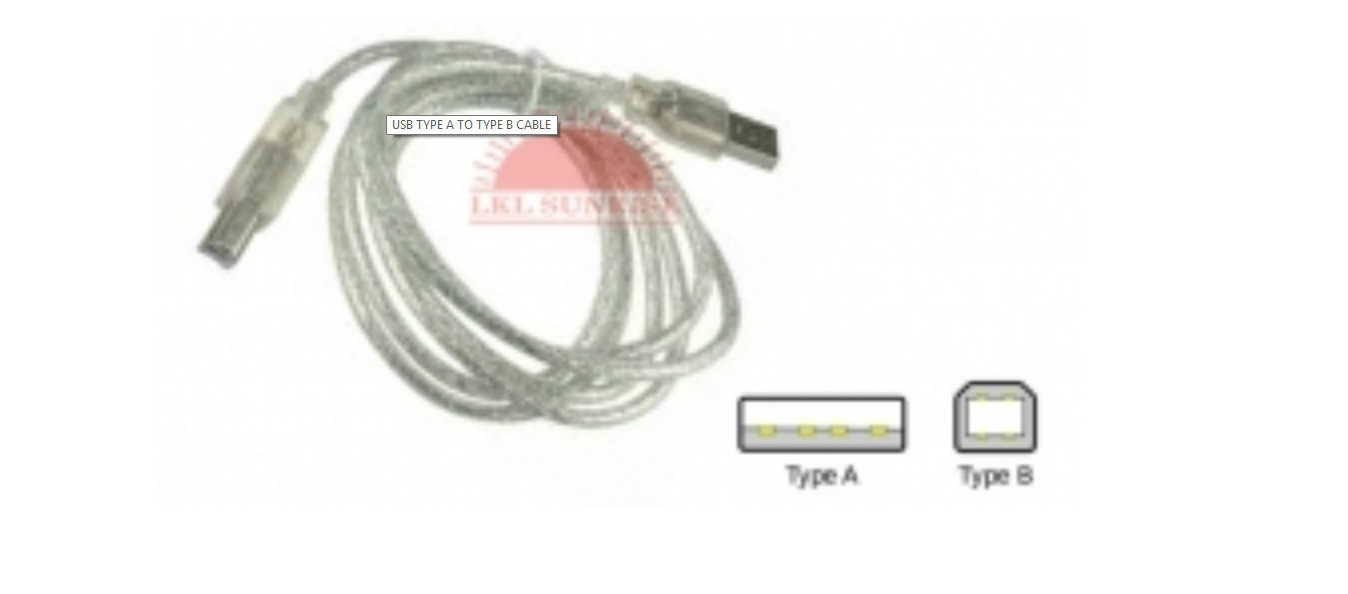 USB TYPE A TO TYPE B CABLE
