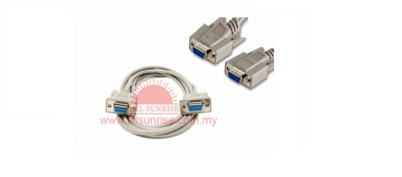 RS232/DB9 FEMALE TO FEMALE COMPUTER CABLE