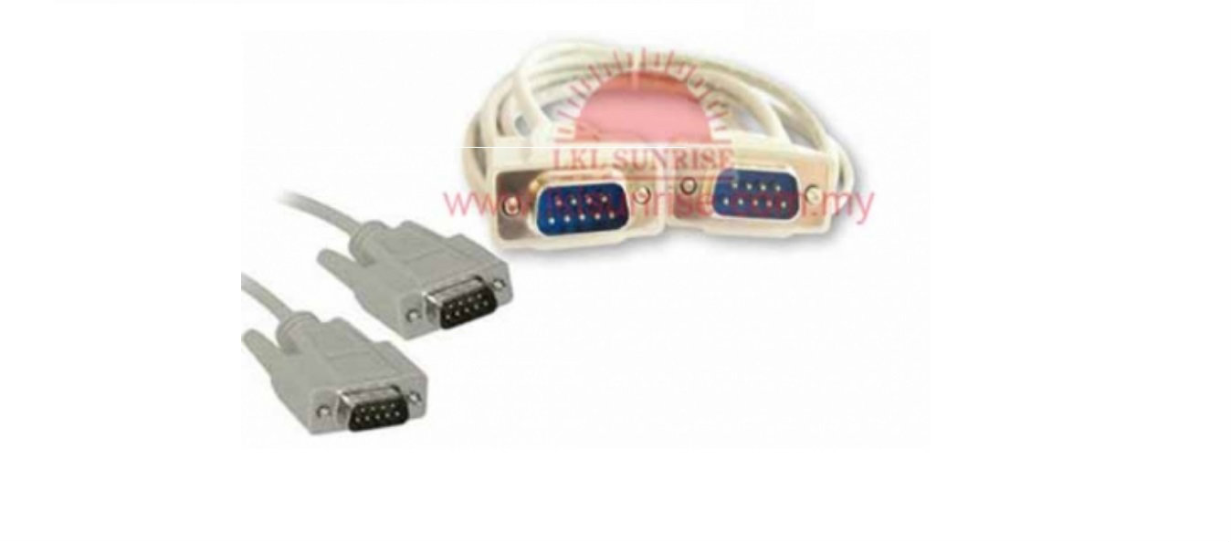 RS232/DB9 MALE TO MALE COMPUTER CABLE