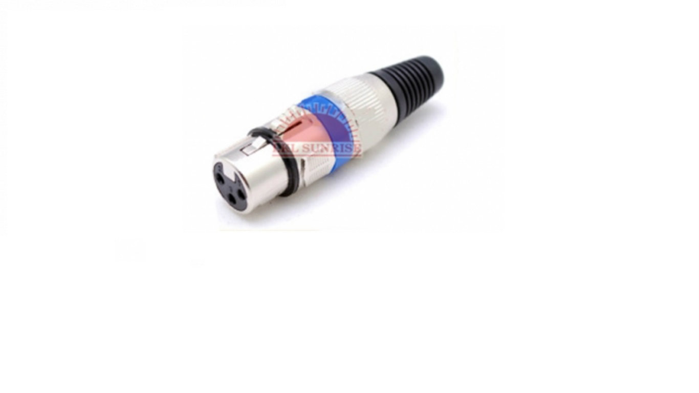 XLR MIC CABLE CONNECTOR (FEMALE)