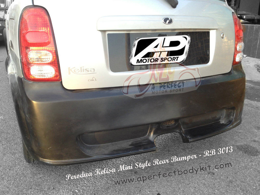 Perodua Kelisa Mini Style Rear Bumper 