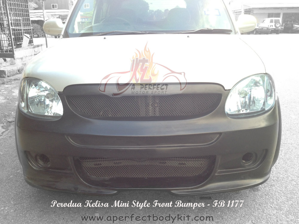 Perodua Kelisa Mini Style Front Bumper 