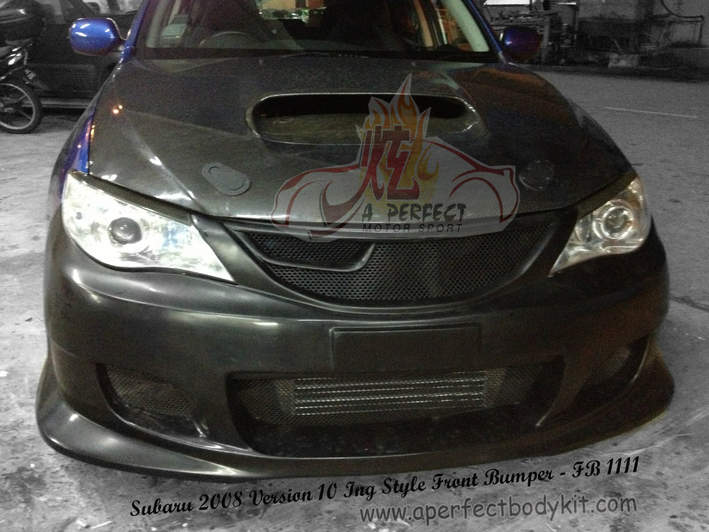 Subaru 2008 Version 10 Ing Style Front Bumper 