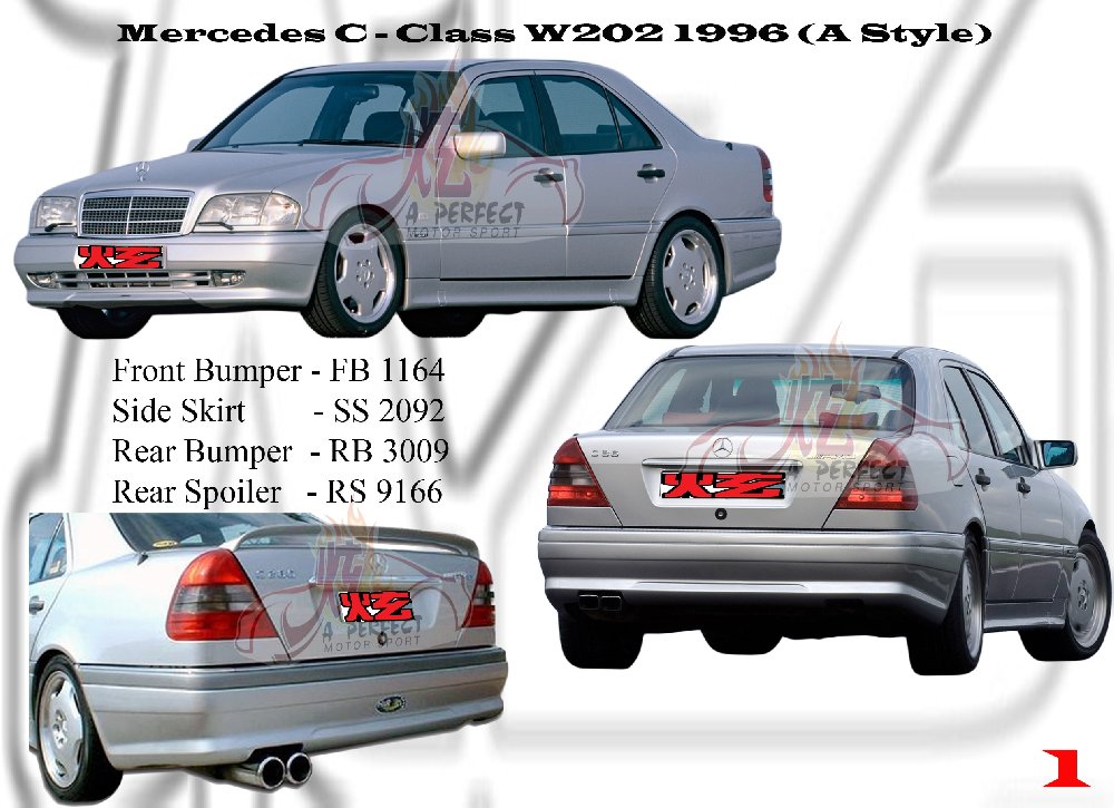 Mercedes C Class W202 1996 (A Style)