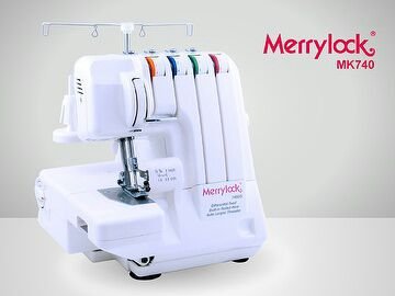 MERRYLOCK MK740 PORTABLE OVERLOCK SEWING MACHNE