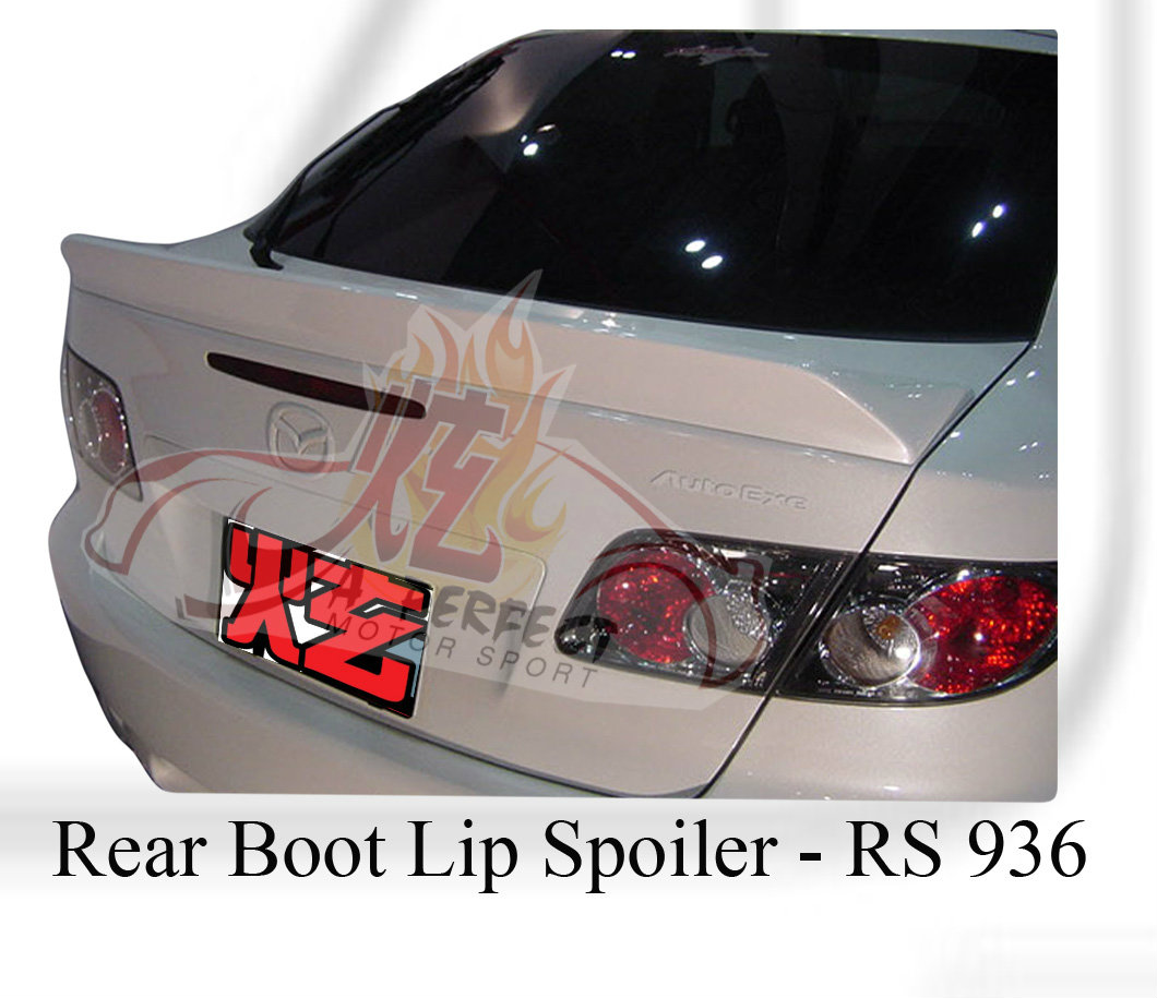 Mazda 6 2006 Rear Boot Lip Spoiler 