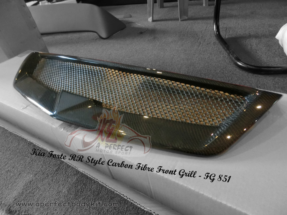 Kia Forte RR Style Carbon Fibre Front Grill 