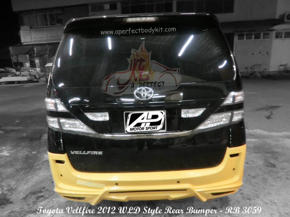 Toyota Vellfire 2012 WLD Style Bumperkits 