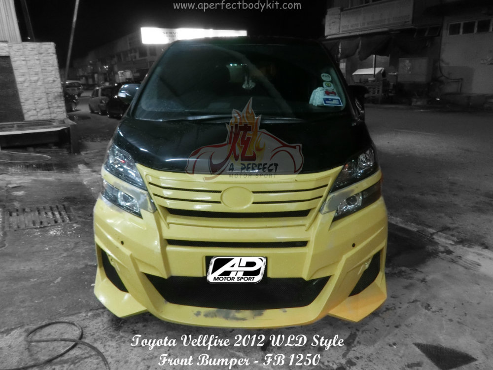 Toyota Vellfire 2012 WLD Style Bumperkits 